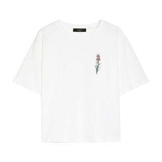 Max Mara Weekend Leccoss25 T Shrt Boxy Ricamo  Donna Casual Donna