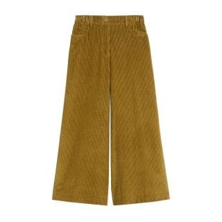 Max Mara Weekend Ursolaai25 Pantalone Con Elastico Vita In Velluto Donna Casual Donna