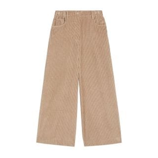 Max Mara Weekend Ursolaai25 Pantalone Con Elastico Vita In Velluto Donna Casual Donna