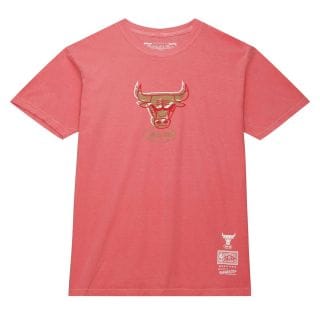 Mitchell & Ness Bmtr5914 T-shirt Golden Hour Glaze Bulls Abbigliamento Basket Uomo