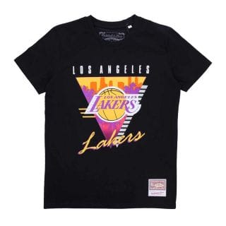 Mitchell & Ness Bmtrintl1057 T-shirt Nba Final Seconds Lakers Abbigliamento Basket Uomo