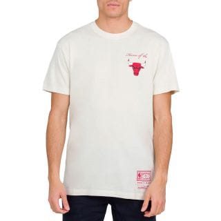 Mitchell & Ness Bmtrintl1415 T-shirt Post Card Bulls Abbigliamento Basket Uomo
