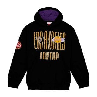 Mitchell & Ness Fphd5524 Felpa Con Cappuccio Team 2.0 Lakers Abbigliamento Basket Uomo