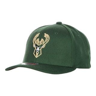 Mitchell & Ness Hhss3257 Cappellino Visiera Team Ground 2.0 Bucks Accessori Basket Uomo