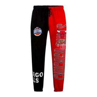 Mitchell & Ness Pswp5946 Pantaloni Nba Team Og 2.0 Fleece Bulls Abbigliamento Basket Uomo