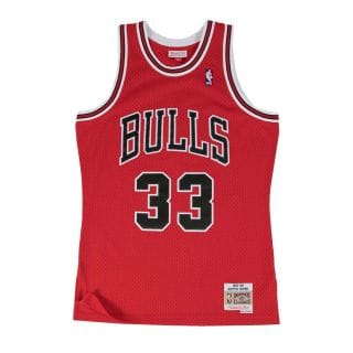 Mitchell & Ness Smjygs18153 Canotta Swingman Pippen 33 Bulls Squadre Basket Uomo