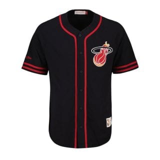 Mitchell & Ness Tbtf6700 T-shirt Cotone Button Heat Abbigliamento Basket Uomo