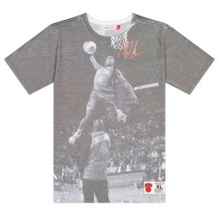 Mitchell & Ness Tcrw3401 T-shirt Above The Rim Knicks Abbigliamento Basket Uomo