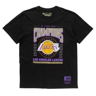 Mitchell & Ness Tcrwintl125 T-shirt Champions Lakers Abbigliamento Basket Uomo