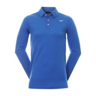 Mizuno 52ga2503 Breath Thermo L/s Polo Abbigliamento Golf Uomo
