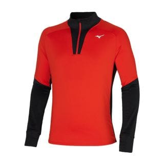 Mizuno J2gc2511 Maglia Manica Lunga 1/2 Zip Warmalite Abbigliamento Running Uomo