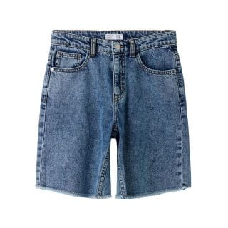 Name It 13240207 Short In Denim Wide Bambina Abbigliamento Bambino Junior