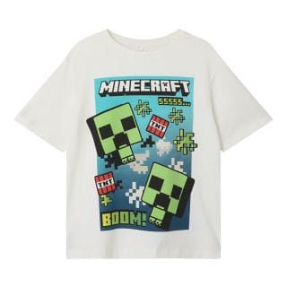 Name It 13240871 T-shirt Nkmmus Minecraft Nreg Bambino Abbigliamento Bambino Junior