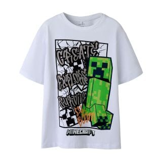 Name It 13254203 T Shirt Mind Craft Noos Abbigliamento Bambino Junior