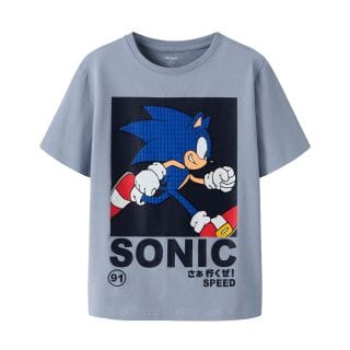 Name It 13255746 T Shirt Sonic Bambino Abbigliamento Bambino Junior