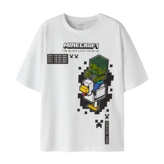Name It 13257961 T Shirt Minecraft Bambino Abbigliamento Bambino Junior