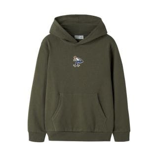 Name It 13259203 Felpa Cappuccio Ricamo Skate Bambino Abbigliamento Bambino Junior