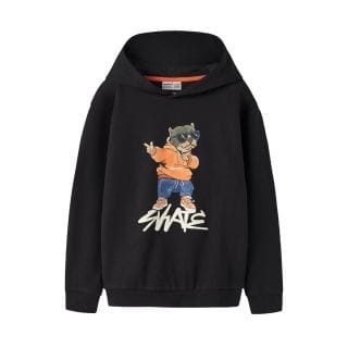 Name It 13259224 Felpa Cappucio Grafica Skate Urban Bambino Abbigliamento Bambino Junior