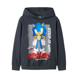 Name It 13260020 Felpa Cappuccio Sonic Bambino Abbigliamento Bambino Junior