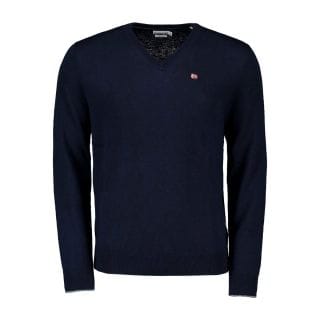 Napapijri Np0a4fq5 Maglione Scollo V In Lana Damavand Casual Uomo