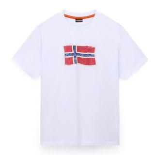 Napapijri Np0a4fzb T-shirt Bandiera S Masha Casual Uomo