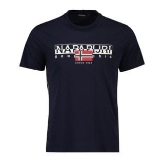 Napapijri Np0a4hto T-shirt Stampa Logo Aylmer Casual Uomo