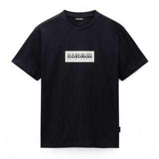 Napapijri Np0a4i3l T Shirt Ss Box Logo Casual Uomo