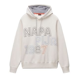 Napapijri Np0a88sa Felpa Cappuccio B Fiemme H Script Macro Casual Uomo