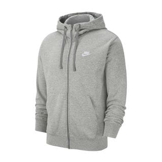 Nike Bv2648 Felpa Full Zip Con Cappuccio Club Mini Logo Sport Style Uomo