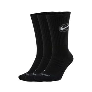 Nike Da2123 Calze Crew Everyday Basketball - 3 Pack Abbigliamento Basket Uomo