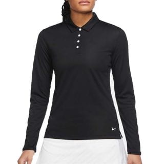 Nike Dh2316 W Nk Df Vctry Ls Sld Polo Abbigliamento Golf Donna
