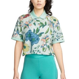 Nike Dh2478 Polo Floral Donna Abbigliamento Golf Donna