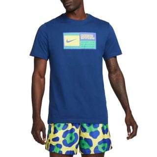 Nike Dj0384 T-shirt Brasile Squadre Calcio Uomo