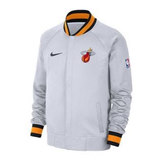 Nike Dn8409 Felpa Full Zip Con Cappuccio Nba Showtime City Edition Heat Abbigliamento Basket Uomo