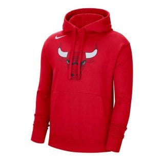 Nike Dn8625 Felpa Con Cappuccio Nba Essential Bulls Abbigliamento Basket Uomo