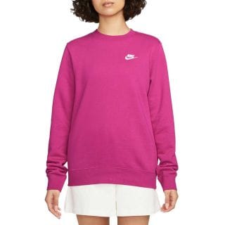 Nike Dq5473 Felpa Girocollo Club Mini Logo Donna Sport Style Donna