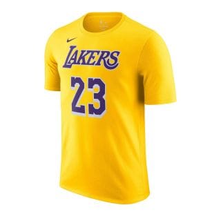 Nike Dr6380 T-shirt Name Number James 23 Lakers Abbigliamento Basket Uomo