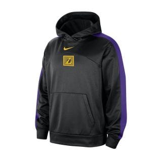 Nike Dx9805 Felpa Con Cappuccio Therma Fit Starting 5 Lakers Abbigliamento Basket Uomo