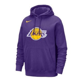 Nike Dx9997 Felpa Con Cappuccio Nba Team Logo Lakers Abbigliamento Basket Uomo