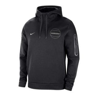 Nike Fb3885 Felpa Con Cappuccio Nba Tech Fleece Warriors Abbigliamento Basket Uomo