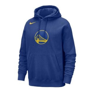 Nike Fb4750 Felpa Con Cappuccio Nba Team Logo Warriors Abbigliamento Basket Uomo