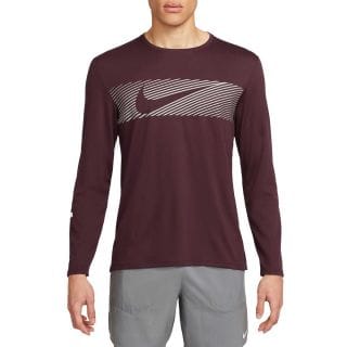 Nike Fb8552 Maglia Manica Lunga Dri-fit Miler Flash Abbigliamento Running Uomo