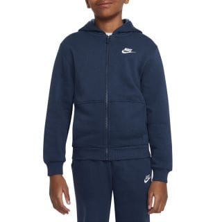 Nike Fd3004 Felpa C/capp Fz K Nsw Club Flc Abbigliamento Bambino Junior