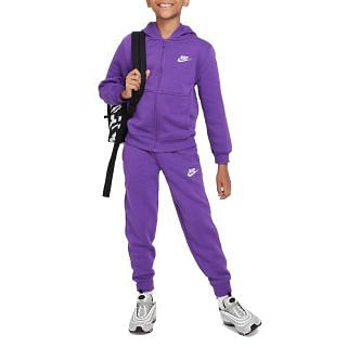 Nike Fd3114 Tuta Full Zip Con Cappuccio Club Bambino Abbigliamento Bambino Junior