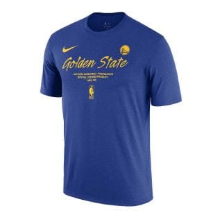 Nike Fj0277 T-shirt Nba Logo Warriors Abbigliamento Basket Uomo