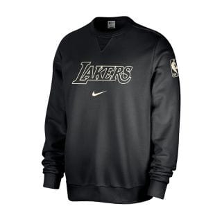 Nike Fq3430 Felpa Girocollo Dri-fit Issue Lakers Abbigliamento Basket Uomo