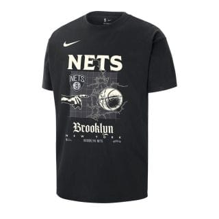 Nike Fq6096 T-shirt Mx90 Nets Abbigliamento Basket Uomo