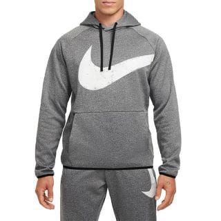 Nike Fz1072 Felpa Con Cappuccio Therma-fit Swoosh Abbigliamento Training E Palestra Uomo