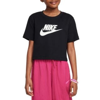 Nike Fz5548 T-shirt Crop Logo Futura Bambina Abbigliamento Bambino Junior