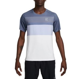 Nike Fz9845 T-shirt Dri-fit Advantage Print Abbigliamento Tennis Uomo